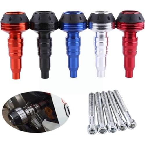 1pc Universal 10mm Motorcycle Frame Slider M10 Falling Motorbike Rod Engine Protection Protector Crash Anti-Falling Stick K4P5
