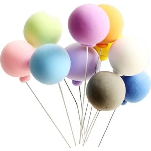 10Pack of 1/12 Scale Doll House Balloons Simulation Baby Doll Bedroom Decor