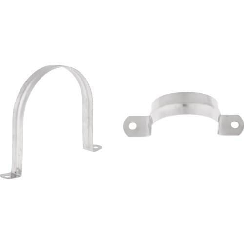 2 Pack Stainless Steel 304 Seat Clamp Riding Tube Downpipe 50 / 120mm