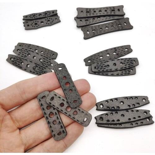 30 pcs Slingshot Non-slip Pocket for Flat Rubber Band PU leather Outdoor Hunting Shooting Accessories