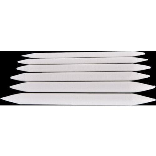 6Pcs Pastel Charcoal Blender Paper Stumps Tortillon Sketch Drawing White Pen for School Drawing Painting Supplies