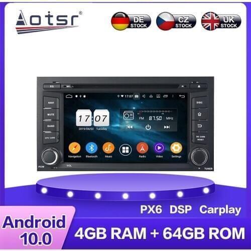 For Seat Leon 2012 - 2017 Android 10 Car Multimedia DVD Player PX6 4G+64GB Auto GPS Navigation Stereo Radio DSP Carplay WIFI BT