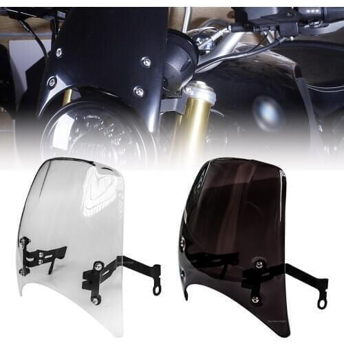 For BMW R Nine T RNineT R9T Scrambler 2014 2015 2016 2017 2018 2019 Motorcycle Windshield Windscreen Headlight Fairing Deflector