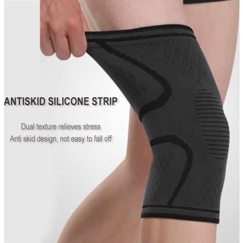 Fitness Running Cycling Elastic Knee Pads Non Slip Support Braces Sport Compression Knee Pad Sleeve for Basketball Sport M2