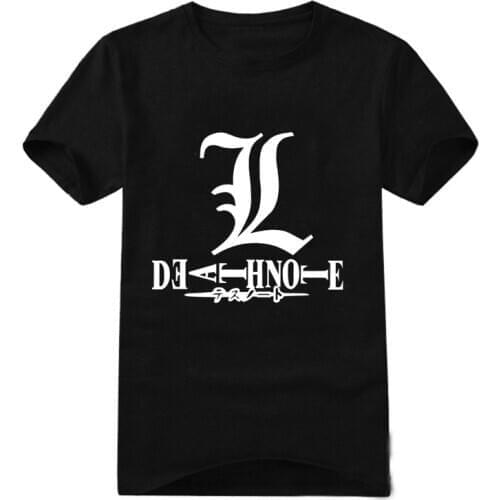Death Note t-shirt Cosplay Anime Cotton t shirt Tops For women men short sleeve Tees