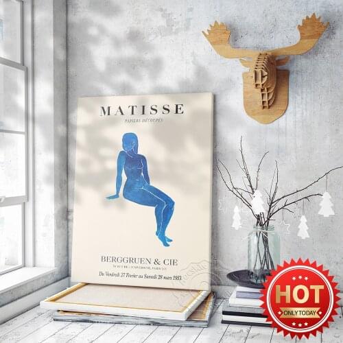 Henri Matisse Art Poster, Matisse Woman Print Art, Exhibition Print, Berggruen & Cie Wall Art, Museum Wall Stickers, Home Decor