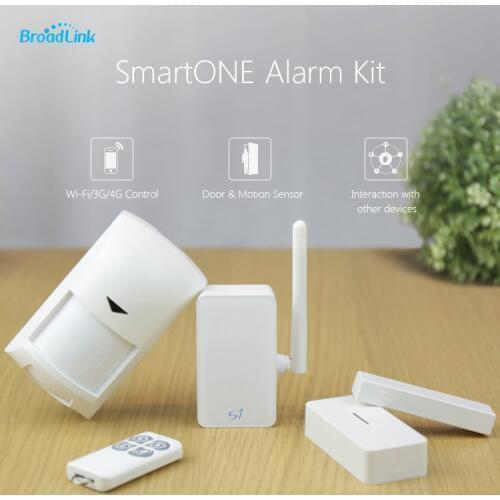 BroadLink S1 Alarm Kit Smart Security Set PIR DOOR Sensor Smart Home Automation Set Hub RF433