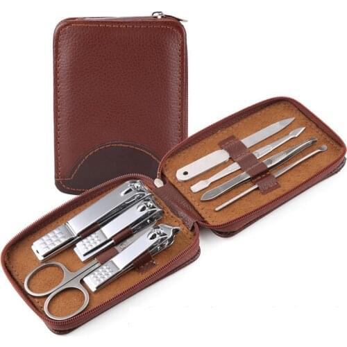 Manicure Set Pedicure Sets Nail Clipper Stainless Steel Nail Cutter Tools Nail Scissors File Eyebrow and Eyelash Trimmer Kit