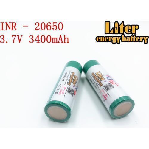 20650 18650 Battery Rechargeable Battery 3.7V 3400mAh Li-ion Rechargeable Battery For Flashlight Torch accumulator battery
