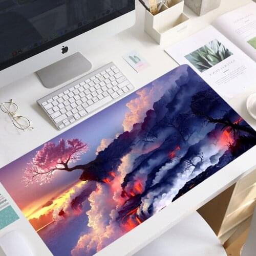 Fashion Great Wave Off Mouse Pad Art Large Overlock Edge Mat Rubber Speed PC Computer Gaming Mousepad Keyboard mouse pad gift