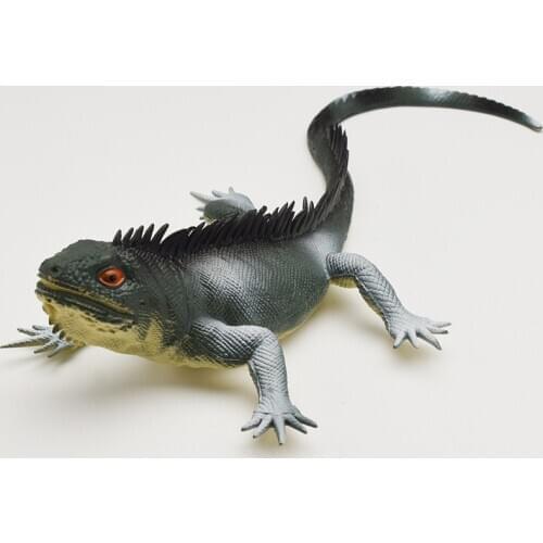Soft rubber reptile model toy, simulation lizard, squeaking and vocal lizard, animal tricky vent toy kids toys educational