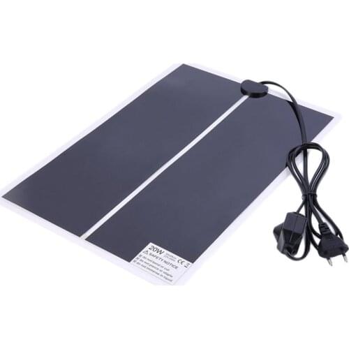 Pet Reptile Heating Mat 14*15cm-80*28cm 5W Reptile Brooder Incubator Pet Heating Pad Temperature Controller Dog Cat Warmer Bed