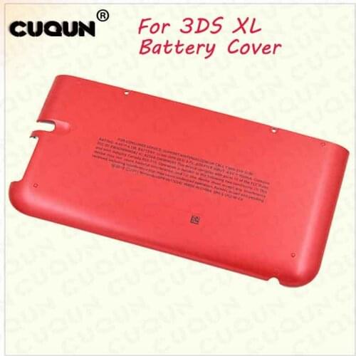 Original US Version Red Battery Cover For Nintend 3DS XL/LL Housing Back Case Bottom Shell Cover Case With Screw for 3DS XL/LL