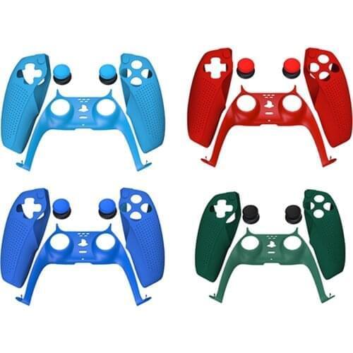 Game Controller Gamepad Split Protective Cover for PS5 Skin-Friendly Grip Silicone Case Controller Cover