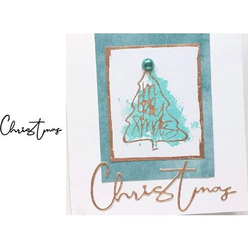 Christmas metal cutting cut dies words mold new 2019 Scrapbook cards making paper craft knife mould blade punch dies