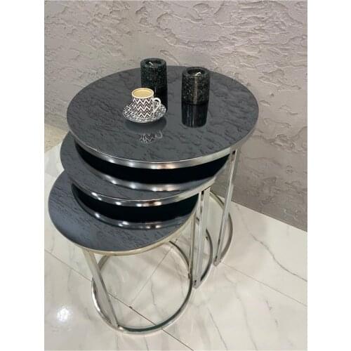 Silver Mirrored Zigon Coffee table журнальный столик mesa auxiliar table basse de salon