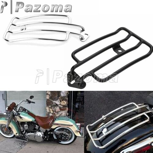Motorcycle Rear Solo Seat Steel Luggage Rack Support Shelf For Harley XL 883 XL 1200 Sportster Custom Forty-Eight Low 2004-2015