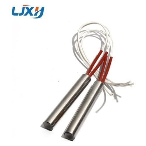 LJXH 2PCS 10mm 80~150mm 304SUS Tubular Heating Pipe Cartridge Heater AC110V/220V/380V 250/260/300/400/480W Electric Mold Element