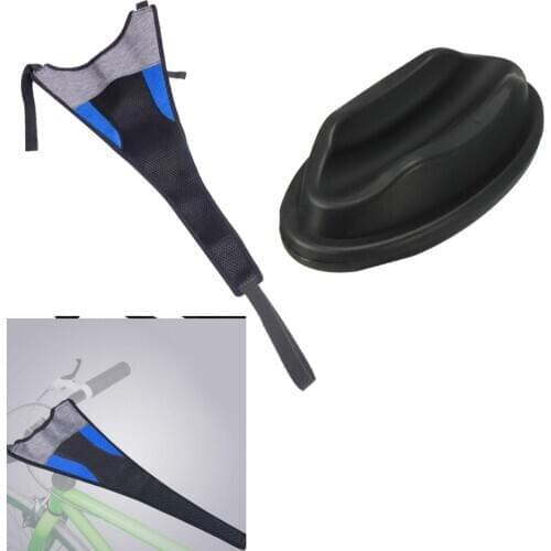 Indoor Cycle Trainer Sweat Strap Frame Guard Exercise Wheel Holder