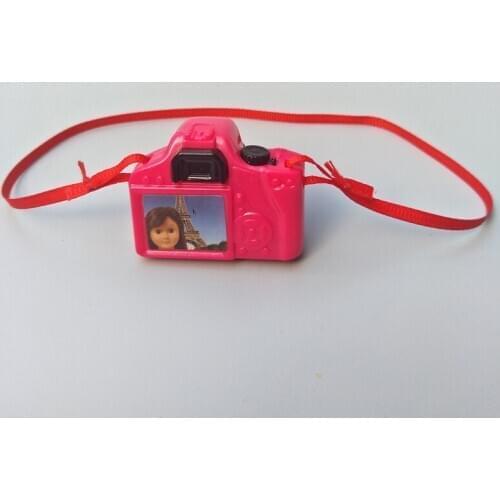 Baby Doll accessories 18 Inch american og Doll make up set bralcet mp3 doll camera Girl Gift