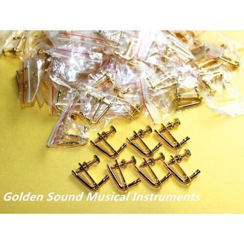 30 pcs 3/4-4/4 Golden violin fine TUNER fiddle string adjuster accessories parts