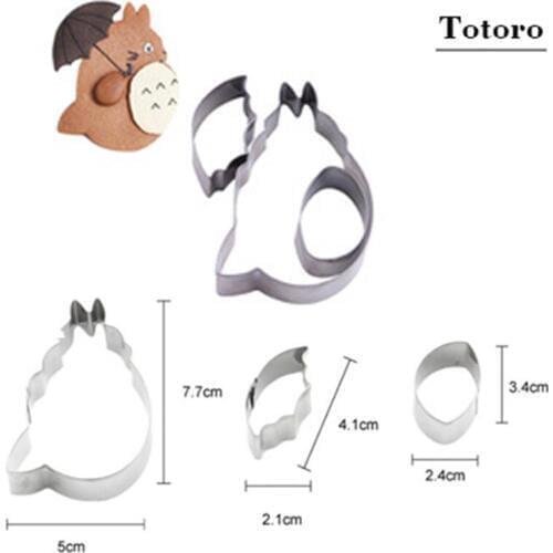 3pcs/set Shape Cookie Cutter Metal Biscuit Pastry Press Cutter Cake Decorating Supplies Products for The Kitchen Baking Fondant