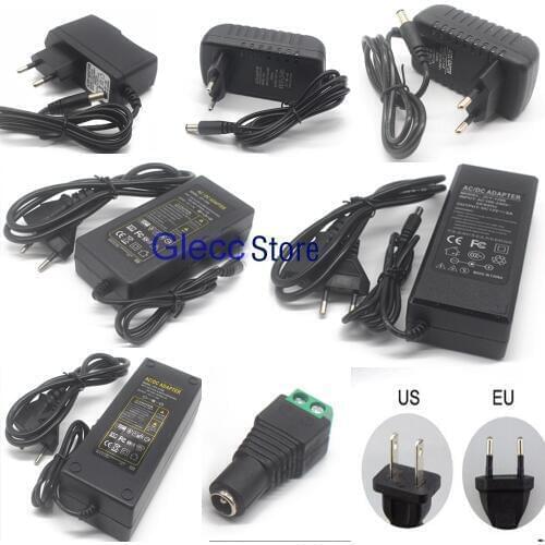 LED Power Supply Adapter DC5V / DC12V / DC24V 1A 2A 3A 5A 7A 8A 10A For 5V 12V 24V led strip lamp lighting led power driver plug