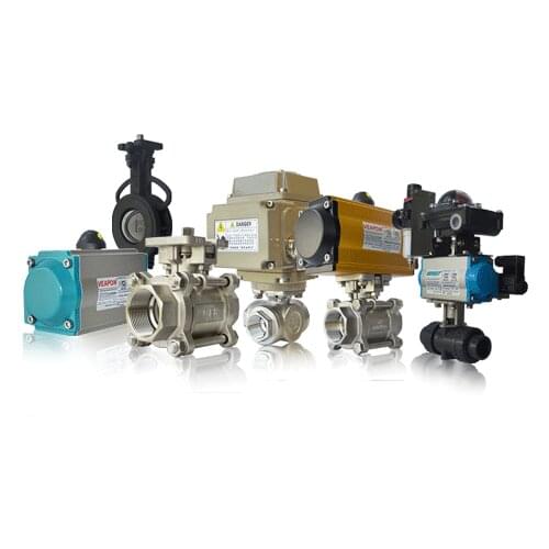 CF8M 1000WOG LPG Small 3 PCS 3 Pieces Electrical Actuators Screw Float Ball Valve