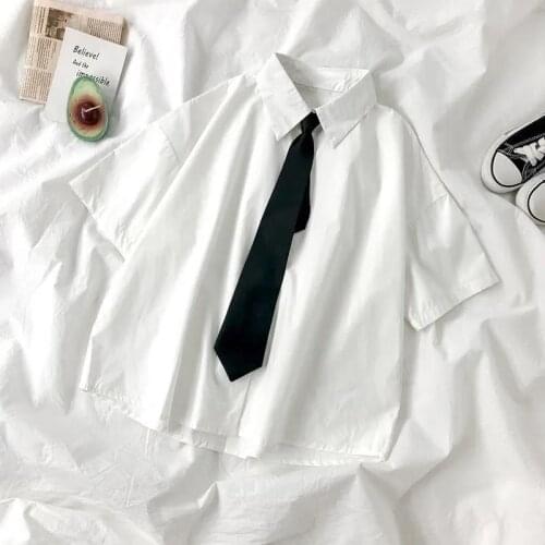 DAYIFUN Womens White Shirts