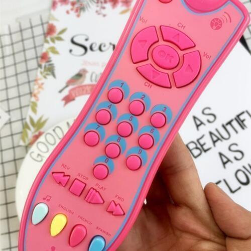 Music TV Remote Control Baby Toys Early Educational Toys Kids Electric Controller Learning Machine Toy Gift