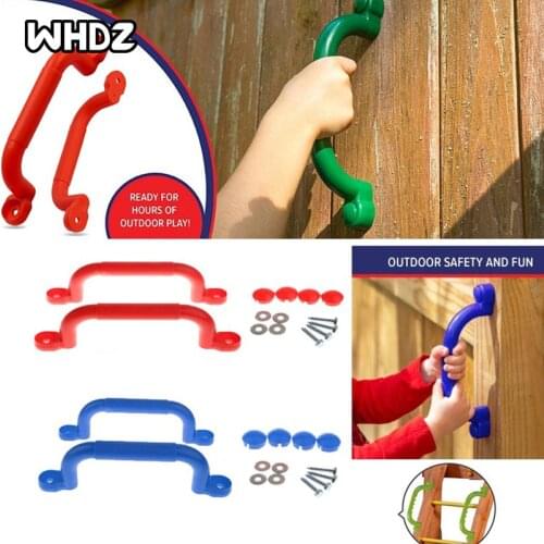 1 Pair Kids Children Playground Safety Nonslip Handle Mounting Hardware Kits Climbing Frame Swing Toy Accessories