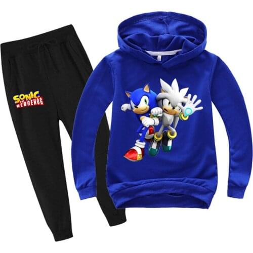 Boys/Girls Childrens Hoodie Set New Childrens 2-15 Years Old Spring and Autumn Hoodie Top + Pants Two-piece Sports Casual Suit