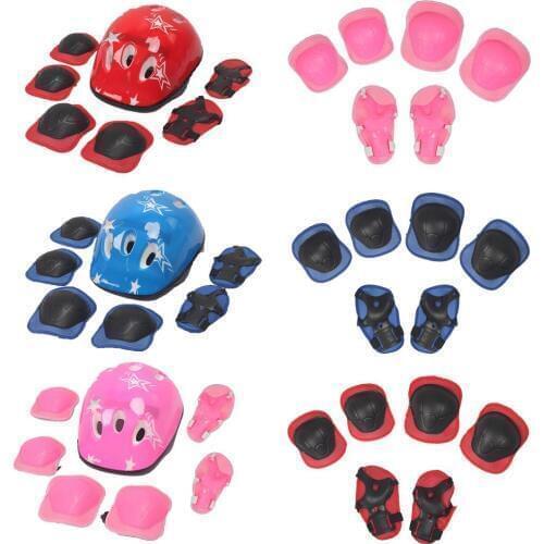 Kid Wrist Knee Elbow Protector Roller Skating Skateboard Outdoor Sport Guard Pad Sports Safety Gear