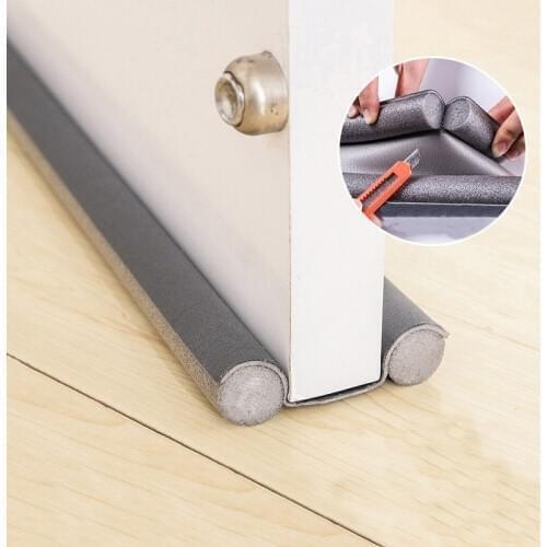 Flexible Door Bottom Sealing Strip Under Door Draft Stopper Home Dorm Bedroom Sound Proof Noise Reduction Door Eva Draft Stopper