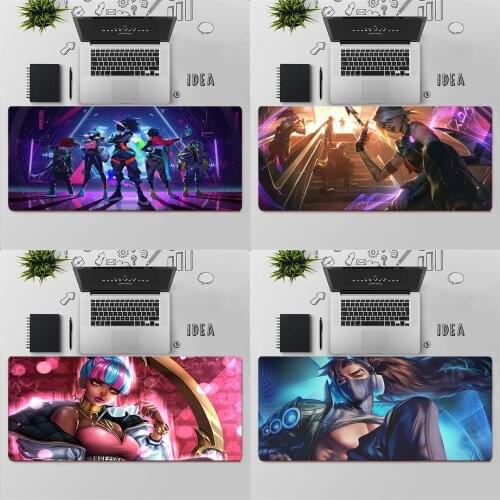 Gaming Mouse Pad Large Mouse Pad PC Gamer Computer Mouse Mat Big Mousepad Keyboard Desk Mat LOL True Damage Skins XXL Mause Pad