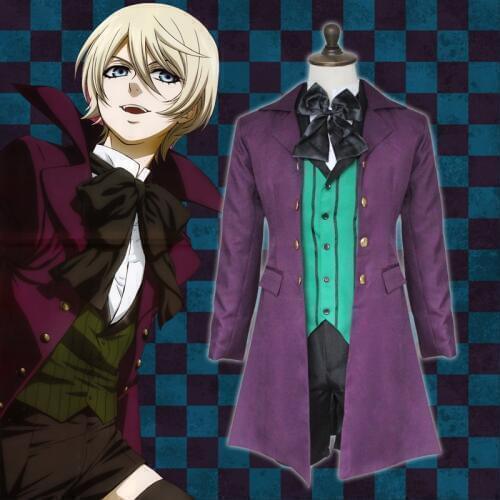 Black Butler Season 2 Earl Alois Trancy cosplay party anime Cosplay Costume Clothes Dress Set Full Set 5/lot