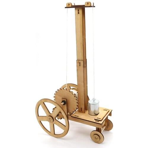 Small production carbon-free gravity car steam maker education manual material package children assembling toys