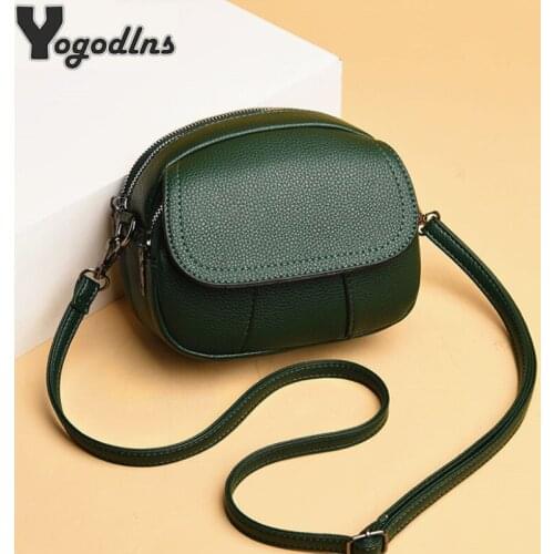 Fashion Vintage Flap Crossbody Bag Soild Color PU Leather Mini Shoulder Messenger Bag Women Luxury Shell Design Handbags Bolsa