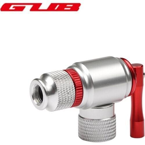 GUB Bicycle Aluminum Alloy Inflatable Mouth MTB Road Bike Portable CO2 Mini Pump cartouche co2 velo bike Accessories