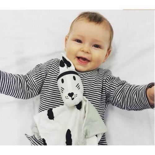 Newborn Blankie Baby Bear Plush Toys Baby Sleeping Security Blanket Baby Gift Soft Saliva towel Baby Care Appease Kids Blanket