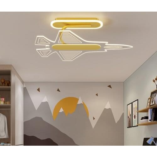 The plane art LED Ceiling Light Indoor Round Fixture For Indoor Living Room Children Room Corridor Aisle Balcony Lamps