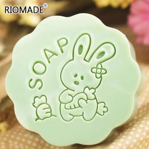 Rabbit Handmade Soap Inprint Cartoon Animal Pattern Transparent Acrylic Natural Soap Puppy Stamp For Cookie