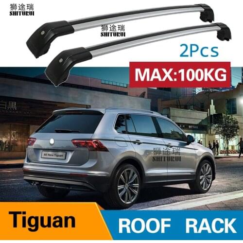 Roof rack rail (cross beam) for VOLKWAGEN TIGUAN (5N_) 2007-2015 thicken aluminum alloy, ISO9001 quality,hot sale in China