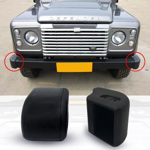 Front bumper anti-collision rubber for land rover defender 4x4 offroad sport car accessories body parts RUBBER CAP guard