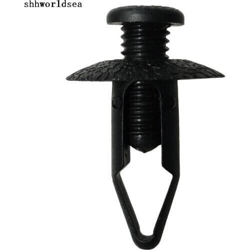 Shhworldsea 100pcs Front Bumper Fascia Push-Type Retainer Fastener Clip For Mitsubishi MB547806 For Nissan 63854 01A00 For Mazda