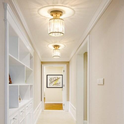 Modern Bedside Aluminum balcony porch restaurant cafe hotel ceiling lamp E27 led ceiling lamps ceiling light fans