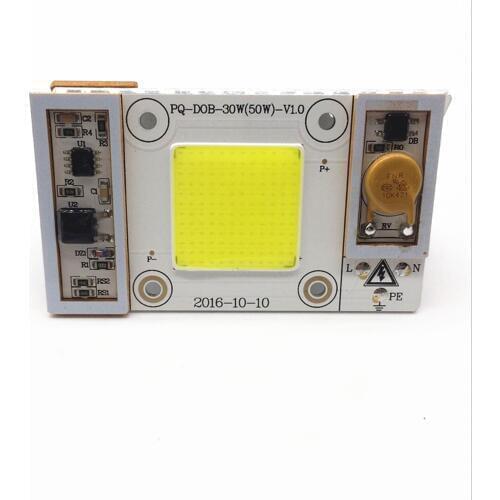 5pcs 50W 170-265V High Power led chip built-in driver white 6000k / warm white 3500k/4500K /10000K /20000K /30000K Spectrum LED