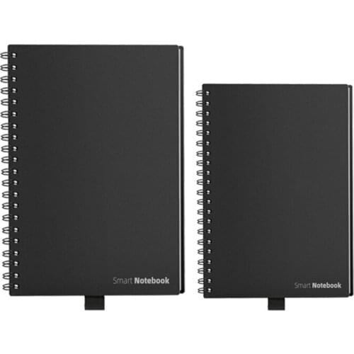 Smart Reusable Erasable Notebook Paper Microwave Wave Cloud Notepad Lined with Pen As Kids Gift, Smart Notebook