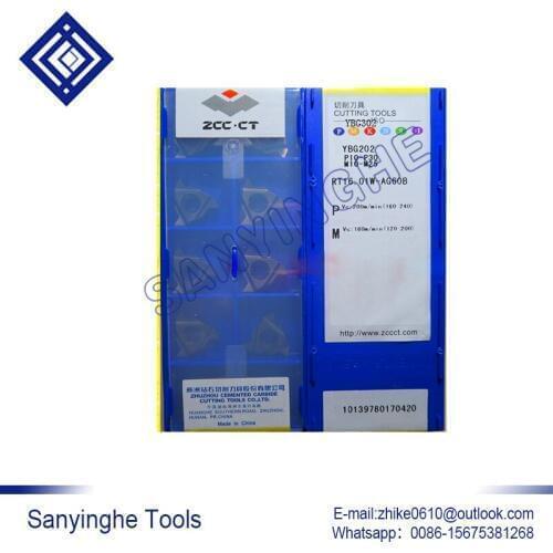 Free shipping high quality 10pcs/lots YBG202 RT16.01W-AG60B cnc carbide threading inserts, turning inserts