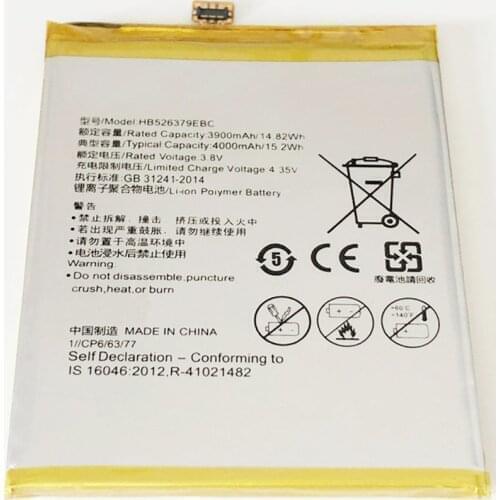4000mAh HB526379EBC For Huawei Honor Holly 2 Plus / G Power TIT-L01 TIT-U02 TIT-CL10 TIT-AL00 TIT-CL00 TIT-TL00 TIT-UL00 Battery